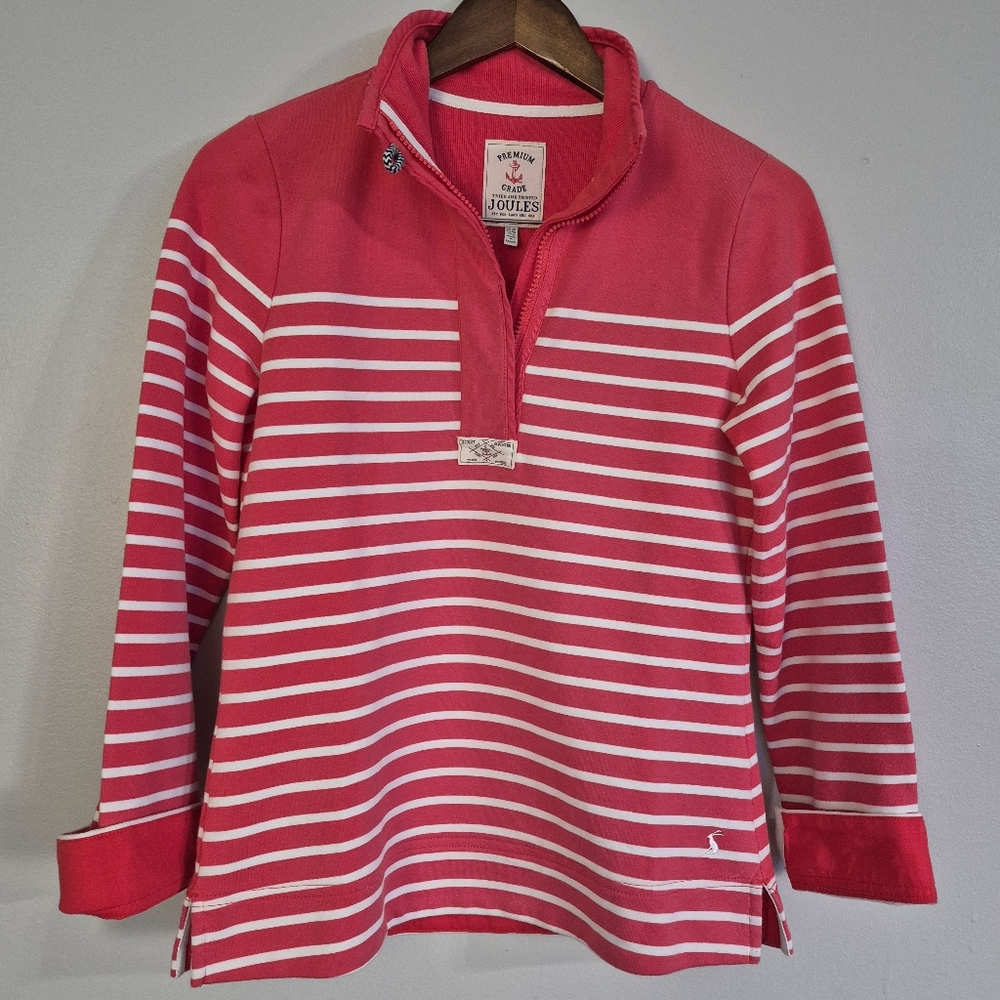 Joules Premium Cotton Nautical Striped Sweater Size 6 - Picture 2 of 12